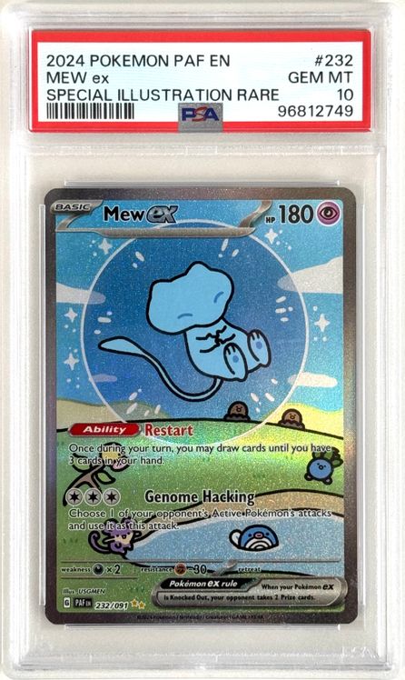 Paldean Fates Mew ex PSA 10