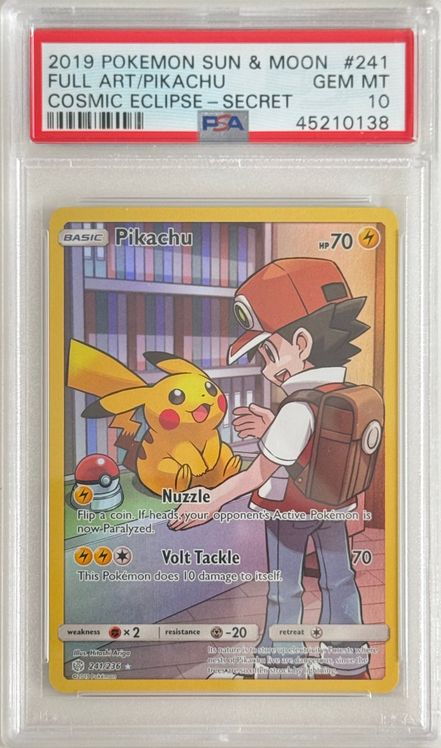 Cosmic Eclipse Pikachu PSA 10